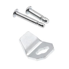 Storm & Screen Door Closer Jamb Bracket Repair Kit – White, Easy Install, Single