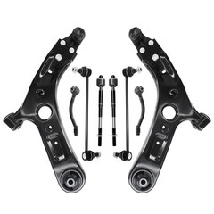 8PCS Front Control Arm Sway Bar Link Tie Rod Ends Kit For Kia Soul 2014-19 EV