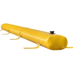 Uimoso Quick Dam Flood Barrier 24’L x 6″H Flood Protection for Water Diversion
