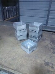 Post Base,Anchored 4×4 Heavy Cast Aluminum MADE IN THE USA ( 7 COUNT)