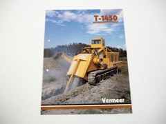 Brochure Vermeer T1450 Trencher Steinbrück 1987