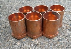 NIBCO Copper Pipe Adapters 1″ copper to 3/4″ pipe FEMALE ADAPTER lot of six
