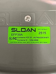 Sloan EFP-39-A Control Module without Turbine, 367039 Original OEM