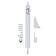 Standard Duty Pneumatic Screen and Storm Door Closer, White