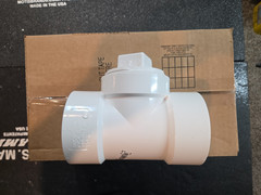 Nibco 3 in. PVC DWV Hub x Hub x FPT Cleanout Test Tee with Plug C4814 (4-Pack)