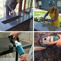 7″ Diamond Polishing Pads 11pcs Kit Granite Marble Concrete + Backer Pad Adapter