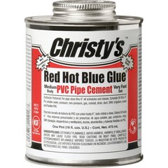 Christy’s 16 Oz. Low VOC Red Hot Blue Glue PVC Cement 505198 Christy’s 505198 16