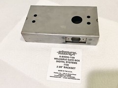 KEEDEX K-BXDIG-1150 Weldable Gate Box , Steel Lock Box