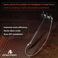 Chain Link Fence Fabric Hanging Tool, Top Rail Tool