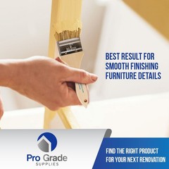 Pro Grade – Chip Paint Brushes – 12 Ea 2 Inch Chip Paint Brush Light Brown