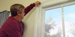 Window Insulation Kit for Winter – 42” X 62”- Clear Sealer Plastic Winterizin…