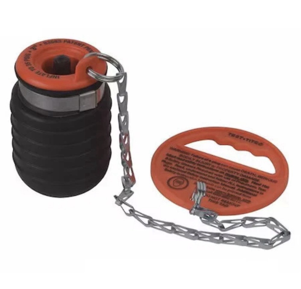Test-Tite 83587 Pressure Relief Pneumatic Test Plug 3″