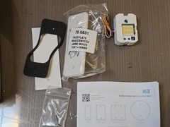 LCN 8310-813WH Standard Duty Touchless Actuator, Jamb, Text & Wave Icon