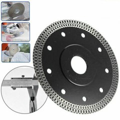 4″ Diamond Mesh Rim Turbo Blade for Chip-Free Cuts 900ft+ Ceramic/Marble Cutter