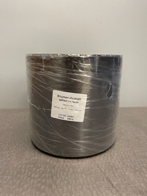 4 Rolls of Karnak 557-33B-6 Black Seal-n-go Bitumen-Asph Matt Blk Adhesive Tape