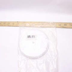 Oatey 5 in. Plastic Flat Cleanout Cover Plate in White