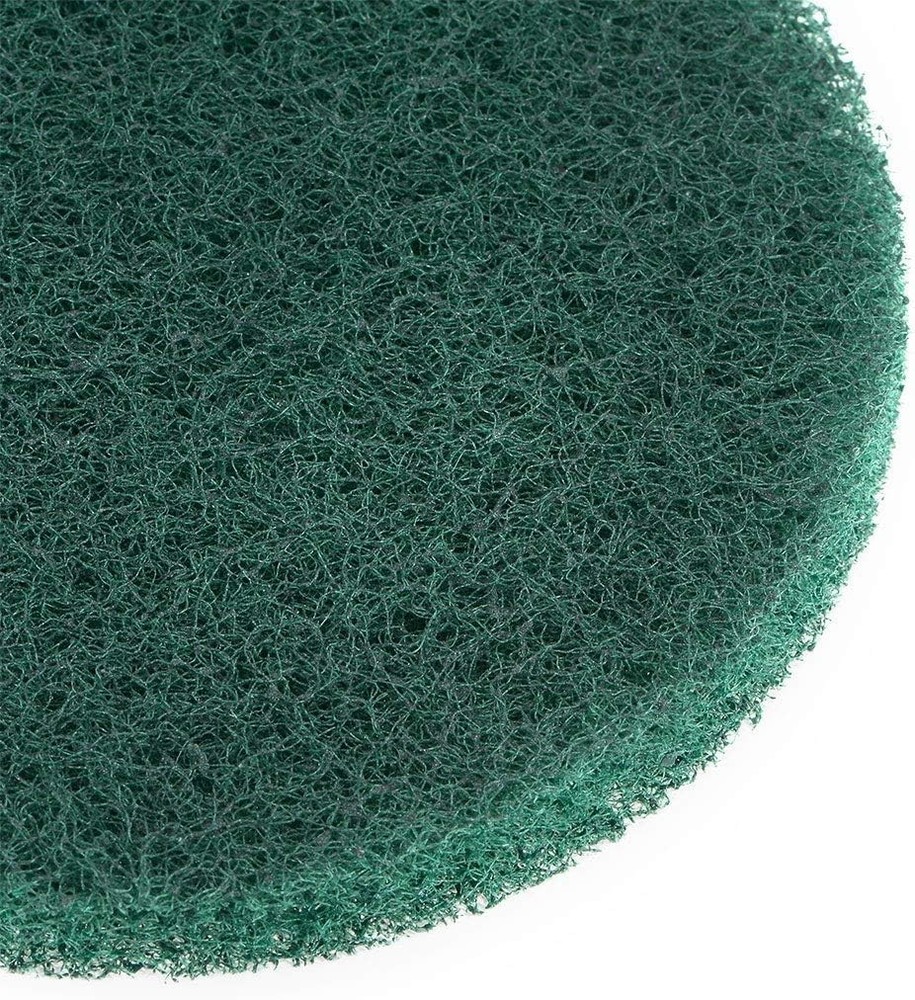 5 Inch Scouring Pads Drill Attachment Hook Loop Scrub Disc Multi Grit Cleaning