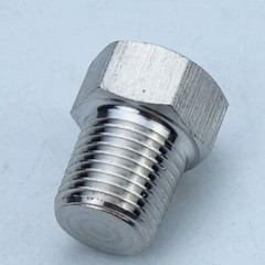 Stainless Steel 304 Pipe Fitting Outer Hex Plug1/8″ 3/8″1/4″3/4″1/2″MIP NPT Male