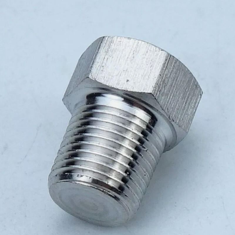 Stainless Steel 304 Pipe Fitting Outer Hex Plug1/8″ 3/8″1/4″3/4″1/2″MIP NPT Male