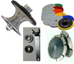 3/8″ Full Bullnose Bit 5″ Polishing Pad Tuck Point Blade granite concrete stone