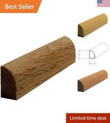 EWBS11 Baseboard Shoe 3/4″ Tall x 1/2″ Quarter Round. Unfinished, White Oak, 94″