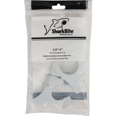 1/2 In., 3/4 In. and 1 In. IPS, PVC Disconnect Clip – pack of 3
