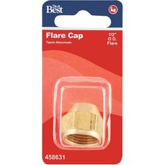 Do it 1/2 In. Brass Lead Flare Cap 458631 SIM Supply, Inc. 458631 009326425573