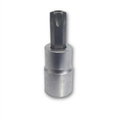 PFS6TR50VIM Tools TR50 Tamper Proof TORX Gun Metal Gray Bit, Satin Chrome 3/8 In