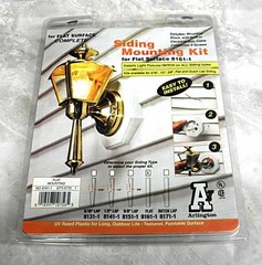 Arlington Siding Mounting Kit for Flat Surfaces Outdoor Light 8161-1 NEW SEALED