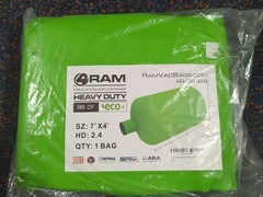 RAM Heavy Duty Insulation Vacuum Bag 88 CF 7×4 Eco+ 2.4 Fabric Strength New
