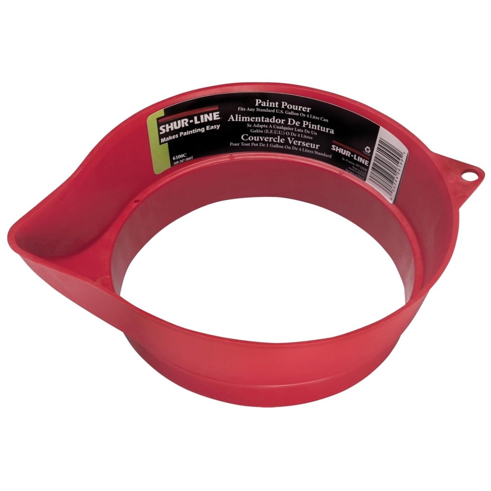 No Spill, No Mess: Shur-Line Gallon Paint Pourer with 25% Extra Mixing Capacity