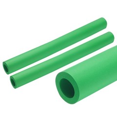 2pcs Foam Tubing for Handle Grip Pipe Insulation 18mm ID 30mm OD 0.25m Green
