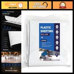Heavy Duty 10 Mil Crawl Space Vapor Barrier – Tear Resistant Moisture Covering 1
