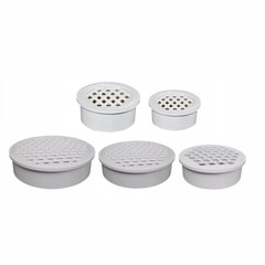 50/75/110/160mm PVC Drainage Pipe Connector Built-in Floor Drain Cover Round