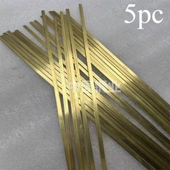 1pc H59 brass solid bar brass flat bar thick0.8/1mm width 2/3/4/5/6/8/10mm*500mm