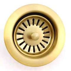 Signature Hardware SHDF130BG Disposal Flange Stainless Steel, Brushed Gold