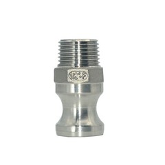 1/2″ – 4″ Type F Camlock Male Adapter to Male NPT Stainless Steel 316 US STOCK