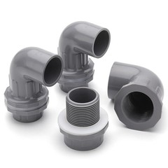 PVC Straight/90° Elbow Pipe Fitting Bulkhead For Aquarium Tank Connector 20-50mm