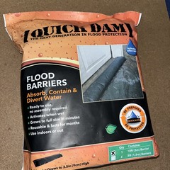 Quick Dam 3.5 in. H x 10 ft. L Flood Barrier 1 pk sandbag