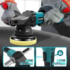 ZUYIYI Cordless Buffer Polisher for Makita 18V Battery, 5 Inch Orbital Polish…