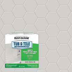 Rust-Oleum Specialty Tub & Tile Refinishing Kit, Gloss Coastal Fog- 384166