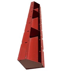 Sandbaggy Steel Inside Corners for Concrete Forms (6″ x 6″ x 4 ft)