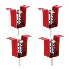 PATIKIL Ceiling Spring Vibration Isolator 3.74 x 4.17 x 1.69 Inch, Red