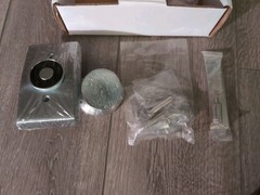 ABH 2100 Recessed Wall Mount Electromagnetic Door Holder Satin Aluminum New