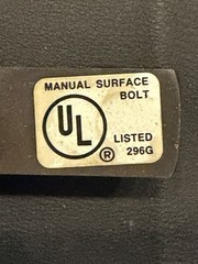 Lot 8 NOS Ives 453 Surface Bolts 12” Door Flush Lock Hardware Complete