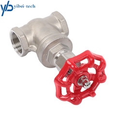 1 PC 3/4 Inch DN20 Stainless Steel Gate Valve, NPT Female Rotary Sluice Valve