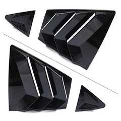Carbon Fiber Louver Scoop ABS Rear L/R for Toyota Corolla 20-23 4pc TCL204IK4P-C