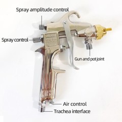 Paint Spray Gun KINKI Traditional Lower Pot 1.5mm/1.8mm Nozzle High-pressure