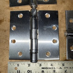 3x Hager Door Hinges BB1279 Full Mortise Ball Bearing Hinge 4.5″ x 4.5″ US 26D