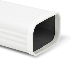 Downspout Finishing Trim | 3″ X 4″ Downspout End Cap | Covers Sharp Edges | Prot